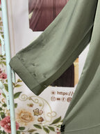 Grey Embellished Abaya – Elegant Modest Wear | Indian Made