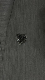 Black Heart Beaded Abaya – Zoom Fabric with Matching Dupatta (Indian Made)